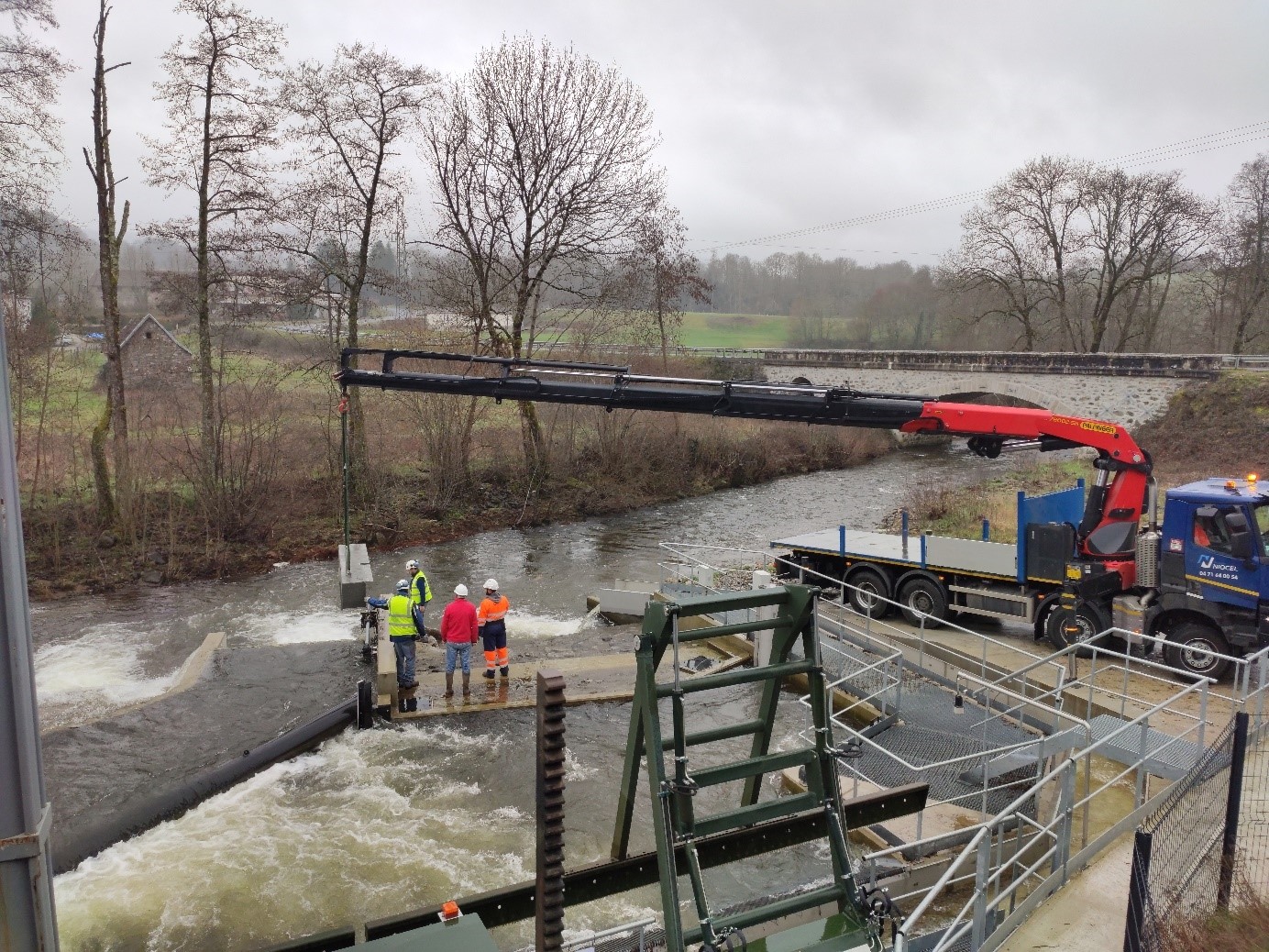 Travaux prise eau Sumène